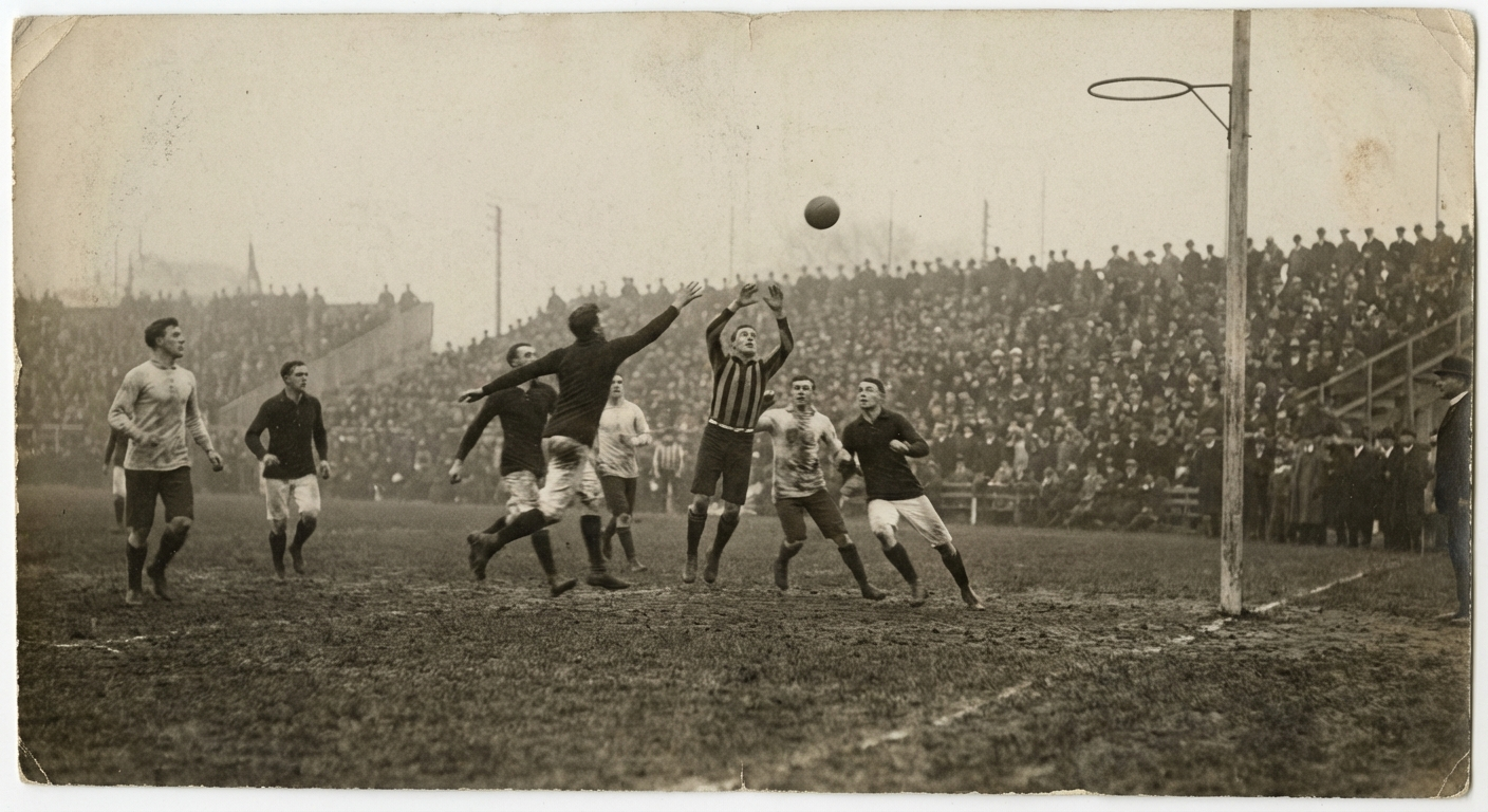 Fen Barlow launches the arc that changed the match at Ashwick Oval