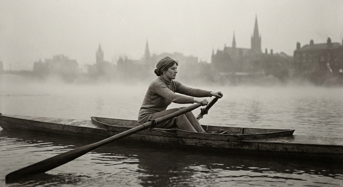 Edie Wren on the Ashwater at dawn