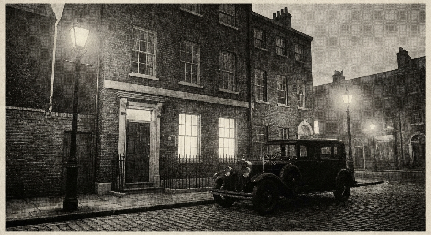 The Delvarian consulate on Ashbury Lane, where Count Soren is now in residence