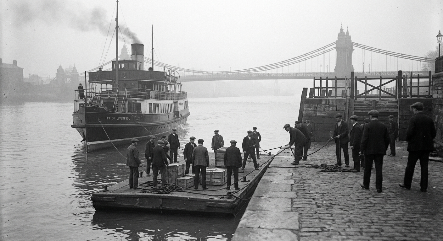 The Thornhill Star at Thornhill Reach, being readied for her first passenger crossings on Friday