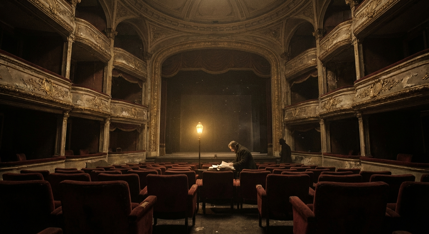 The Bellvue Theatre on Friday afternoon — one day before the benefit night that may decide its future