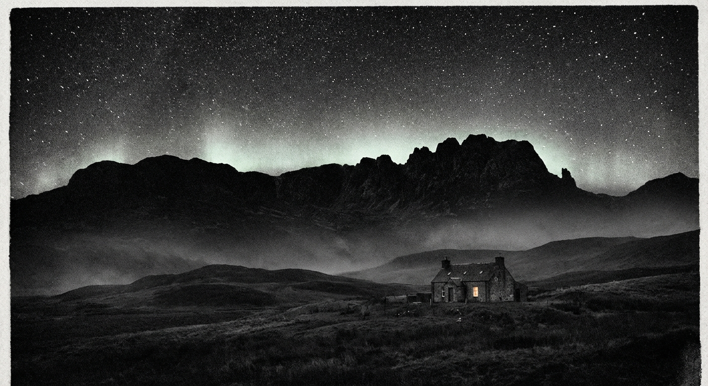 The Greymoor Highlands, where a persistent luminous glow has been observed for thirty-eight consecutive nights