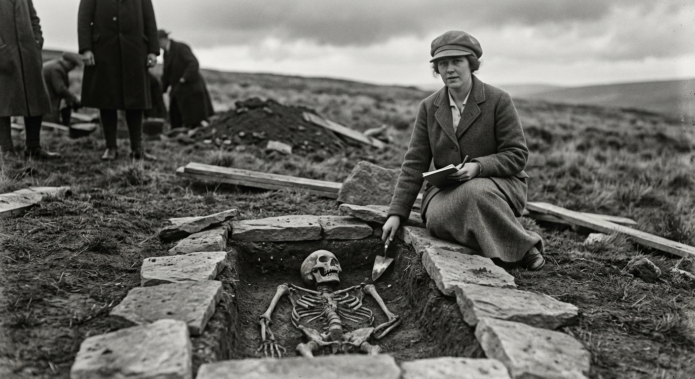 The excavation site at Dunvale, where remains predating the mine by more than a century were discovered