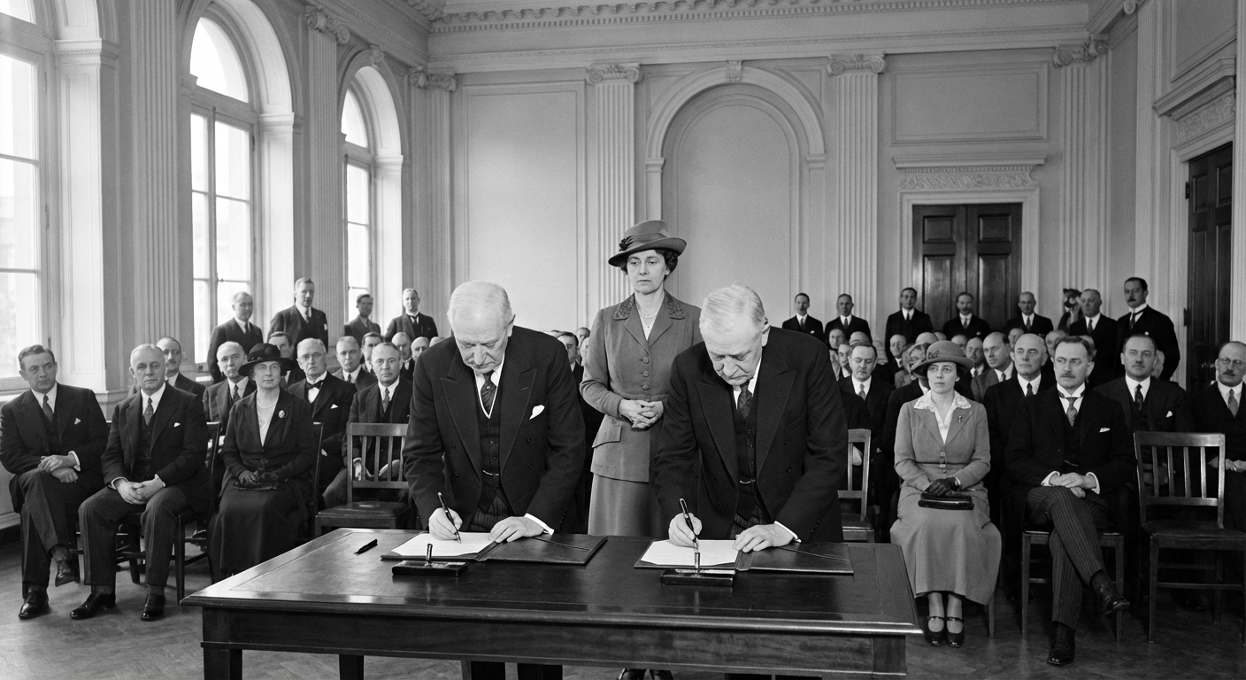 The Foreign Office on Chancery Row, where the Transit Corridor Framework was signed on Tuesday morning