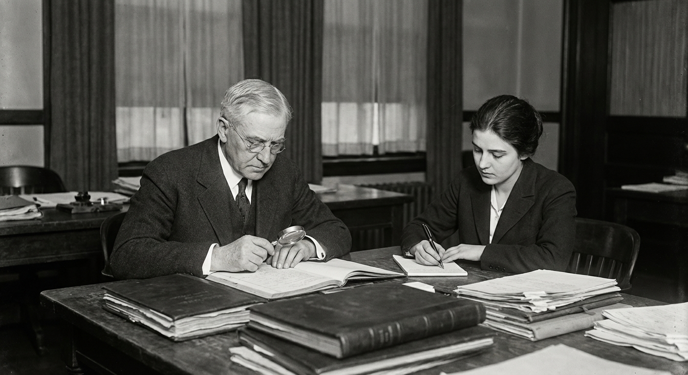 Haughton and Lark at the Municipal Treasury